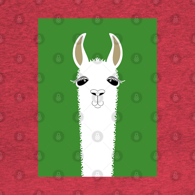 Llama Portrait #2 by JeanGregoryEvans1